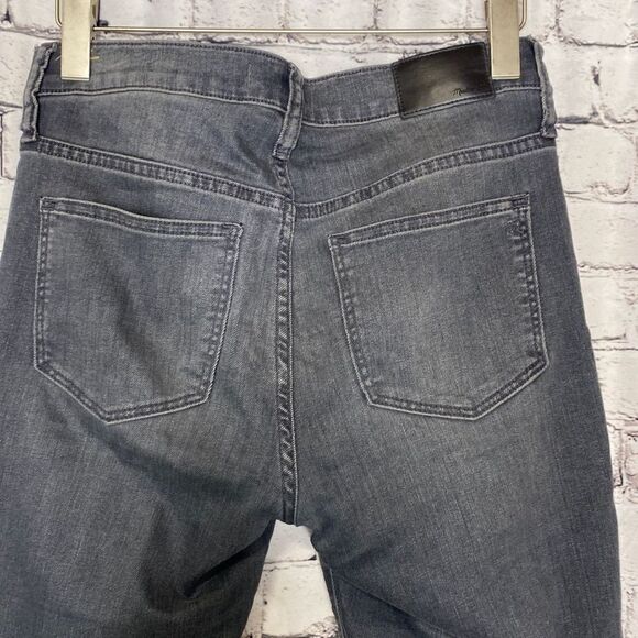 Madewell 9" Mid-Rise Skinny Jeans Stretchy Gray 27 - Picture 12 of 12